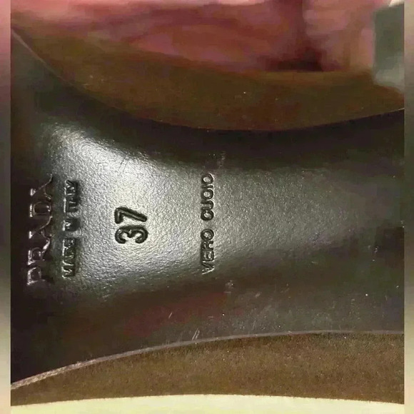 Distressed Suede Prada Pumps - Picture 6 of 11